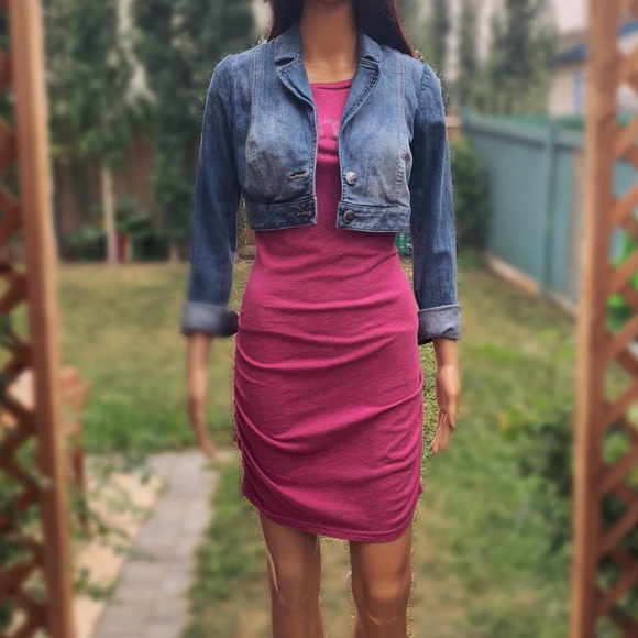 EDC (Espirit) cropped denim jacket - Picture 2 of 15